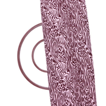 Brown Colour Animal Print Crepe Fabric - Fabric Dekho